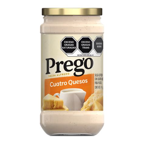 Salsa Alfredo Con Cuatro Quesos Para Pastas Prego Mexico