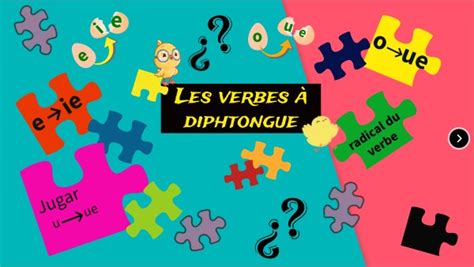 Conjugaison des verbes à diphtongue