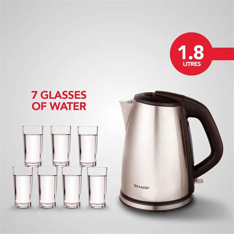 Buy Sharp Ekj Wn S Watt Litre Electric Kettle With Auto Shut