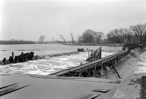 Iowa City Past Coralville Dam Coralville Iowa April 4 1923