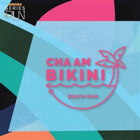 Bikini Lauf Am Strand Von Cha Am Thailand