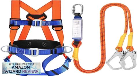 Tt Trsmima Safety Harness Fall Protection Kit Full Body Roofing