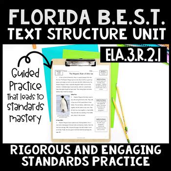 Text Structure Features Ela R Rd Grade Florida B E S T