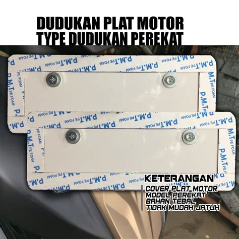 jual dudukan plat motor bisa   motor shopee indonesia
