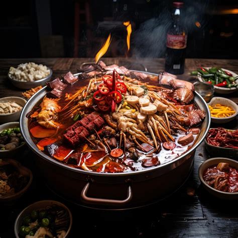 Premium Ai Image Sichuan Hot Pot A Spicy Adventure