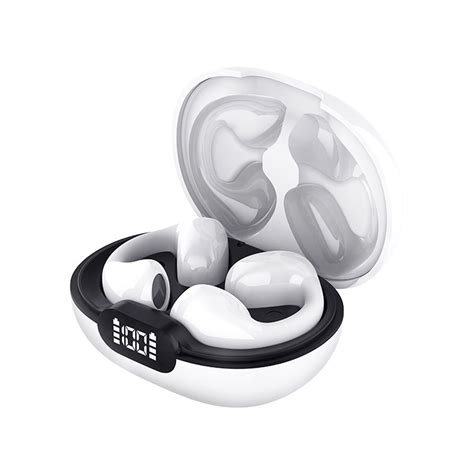 Nghnuifg Mini True Wireless Earbuds Digital Stereo Headphones Hanging Earphones Crusher Wireless