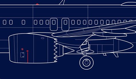 Poster Boeing 737 Max 8 Blueprint - Etsy