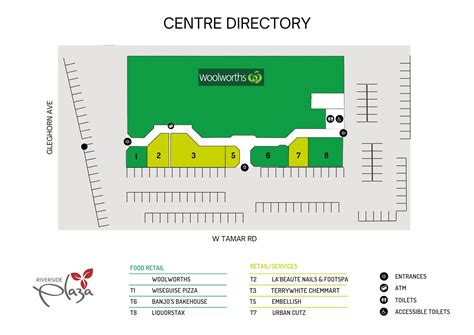 Centre Directory Riverside Plaza