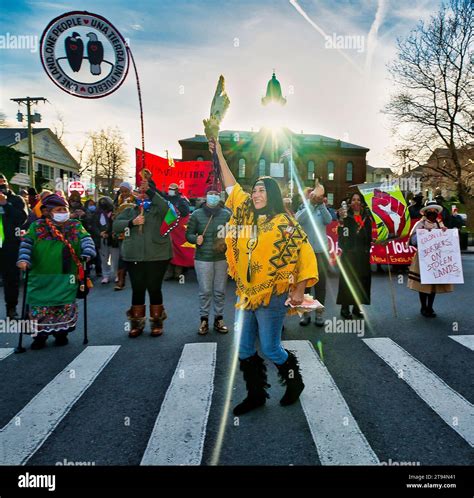 Plymouth Massachusetts USA November 25 2021 National Day Of Mourning