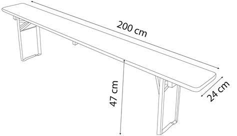 Banc Brasserie En Bois 4 Personnes TABLE NON COMPRISE Chaise