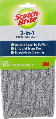 Scotch-Brite™ 3-in-1 Microfiber Cloth, 1 ct - Kroger