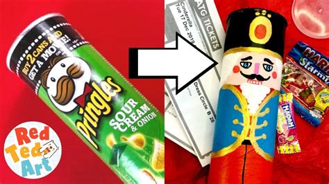 Diy Nutcracker Giftbox From Pringles Can To Upcycled Gift Box Diy