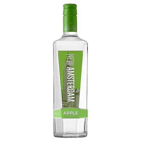 New Amsterdam Apple Flavored Vodka 750ml 750 Ml Beer Wine And Spirits