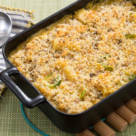 Squash Casserole With Bread Crumbs