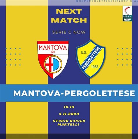 MANTOVA PERGOLETTESE DIRETTA TV E CRONACA WEB Pergolettese