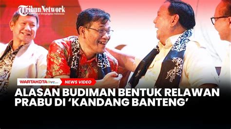 Alasan Budiman Sudjatmiko Bentuk Relawan Prabu Di Kandang Banteng