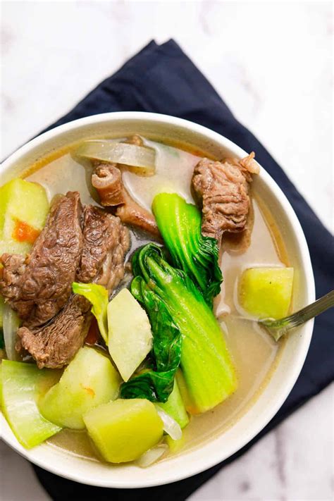 Beef Ribs Sinigang with Lemon - Seaside Recipes - Beef Sinigang