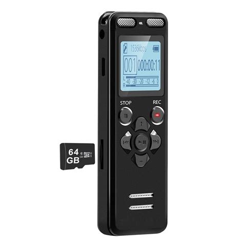 72GB Digital Voice Recorder Voice Activated Recorder for Lectures ...