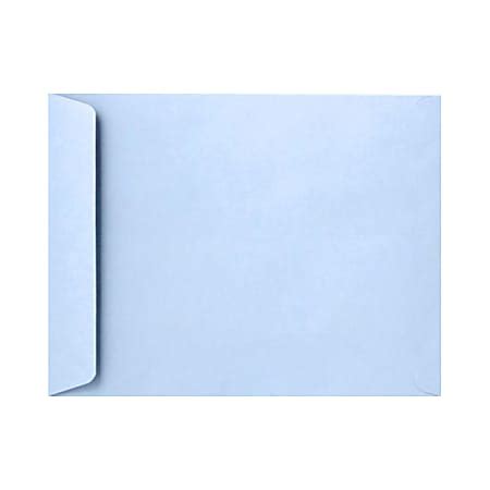 Lux Open End X Envelopes Peel Press Closure Baby Blue Pack Of