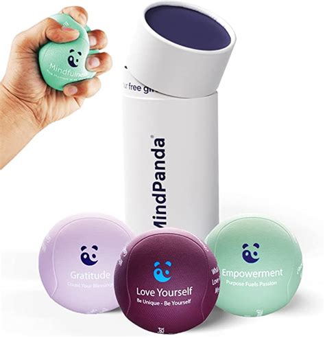 Mindpanda Lightly Scented Therapy Stress Ball 3 Pack