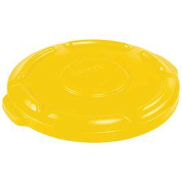 Rubbermaid® Brute® Flat Trash Can Lid - 10 Gallon, Yellow