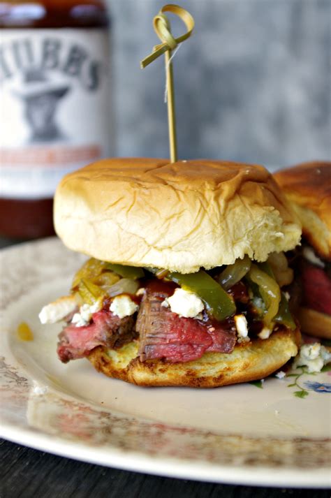 Bbq Steak Blue Cheese Sliders