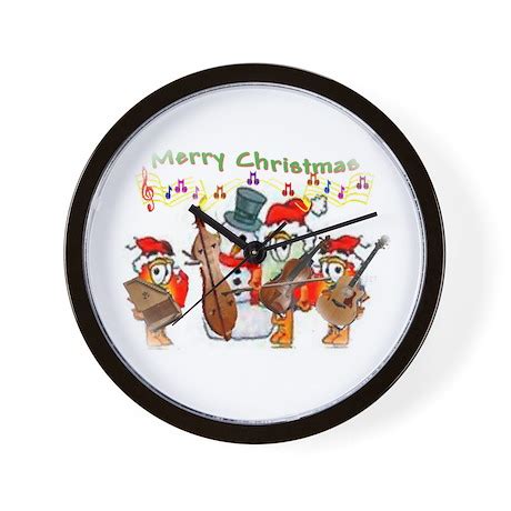 A musical Merry Christmas Wall Clock by raretexasgifts