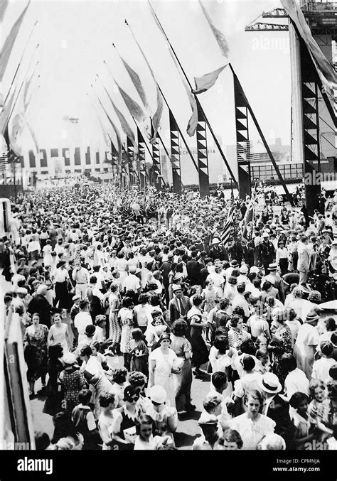 Chicago Worlds Fair A Century Of Progress Black And White Stock Photos