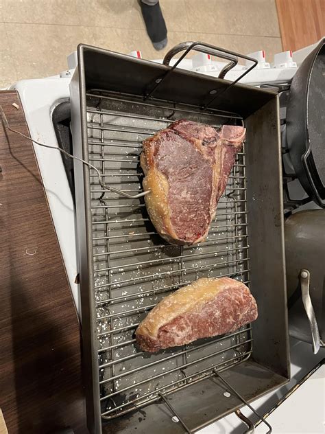 Reverse Seared Porterhouse And Ny Strip Dining And Cooking