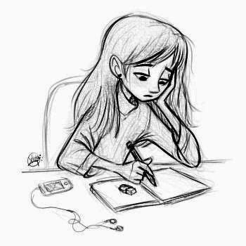 study girl kunst ideeen tekenen meisjes tekenen mensen tekenen