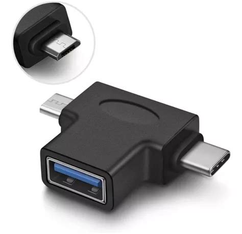 Adaptador Otg 2 En 1 Usb 30 A Micro Usb Y Tipo C Usb 30 He Envío Gratis