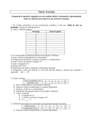 Teste Mg Departamento De Matem Atica Universidade De