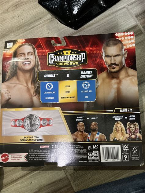 Wwe Championship Showdown Pack Rkbro Matt Riddle And Randy Orton Raw