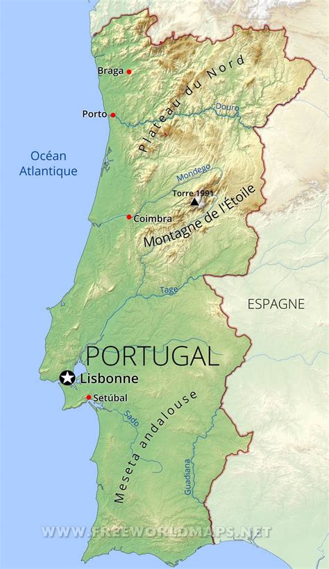 Carte Du Portugal