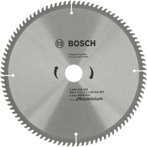 Lame De Scie Circulaire Bosch Eco Pour Aluminium 254x30x3 0 2 2 Z96