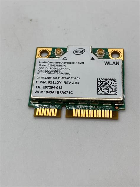 Intel Centrino Wifi Card Anhmw Dell X Jdy Anhu Ebay