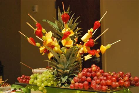 Fruit Displays For Weddings Fruit Kabob Display Big Girls Events