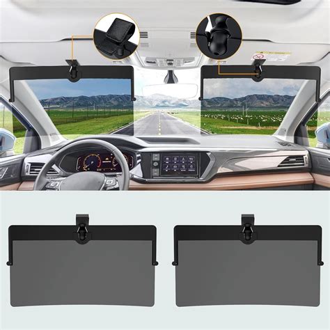 Sun Visor Extender For Car Pack Veharvim Upgraded Polarized Car