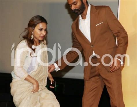 Dhanush with wife Aishwarya