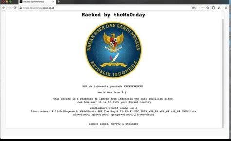 Indonesian Cyber and Crypto Agency Site Attacked by Brazilian Hackers ...