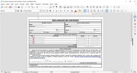 Como baixar e preencher a declaração de conteúdo dos Correios