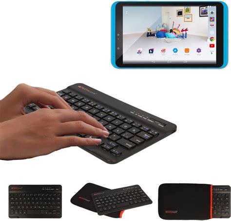 TECHGEAR Active Strike S Slim Line Bluetooth Wireless UK Keyboard