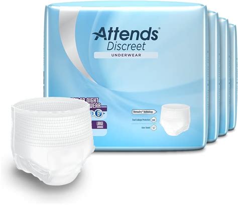 Attends Discreet Incontinence Care Day Night Extended Wear Underwear