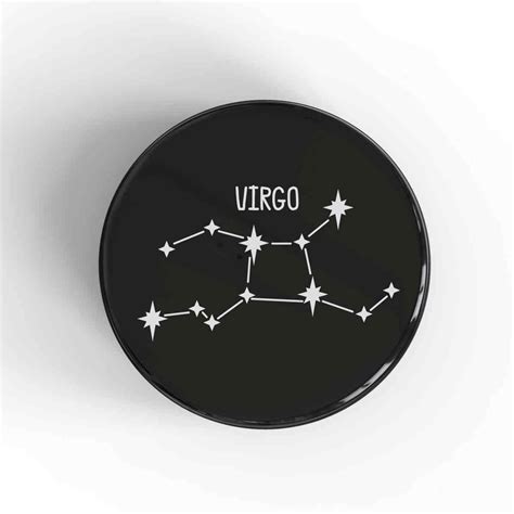 Virgo Constellation Badge Magnet Nowstalgia