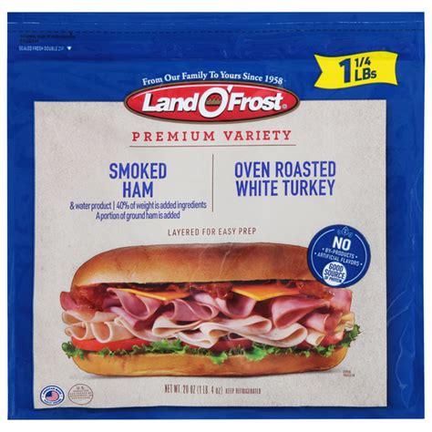 Save On Land O Frost Sub Sandwich Kit Premium Smoked Ham Oven Roasted