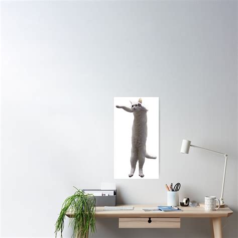 "Long Cat Meme" Poster by lolhammer | Redbubble