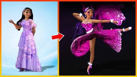 Encanto Isabela Madrigal Glow Up Into Ballet Princess Cartoon