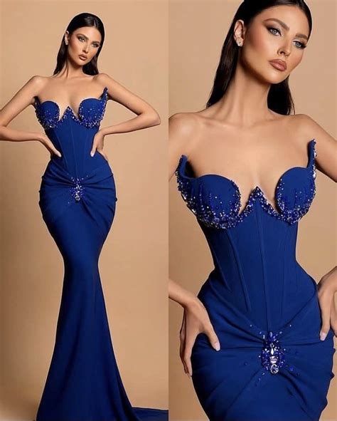 Pin By Storm On Blue Dresses In 2024 Prom Dresses Long With Sleeves