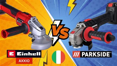 Smerigliatrice Angolare Ricaricabile Parkside Pwsap Li D Vs Einhell