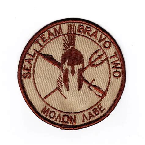 Tandevgru Nswdg Seal Team Bravo Two Sparta Morale Embroidery Patch